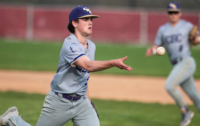 CBC Christian Brothers College at De Smet Missouri baseball April 4 2023 Paul Halfacre 20221